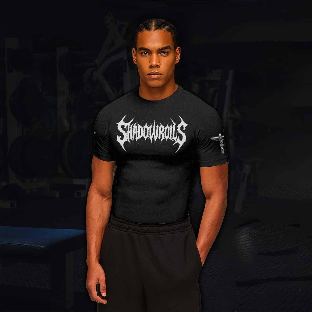 Faith Over Fear Dark Halo Rash Guard