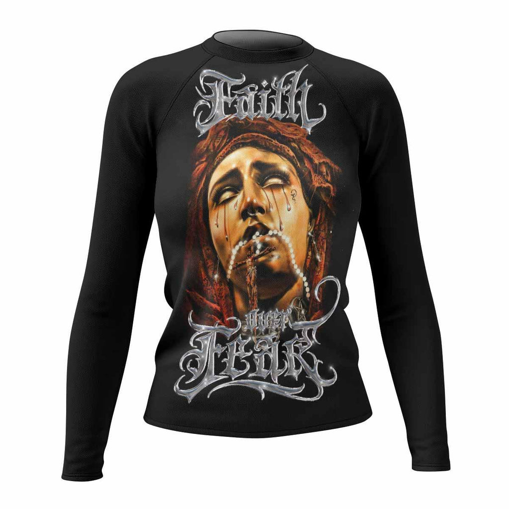Faith Over Fear Rash Guard