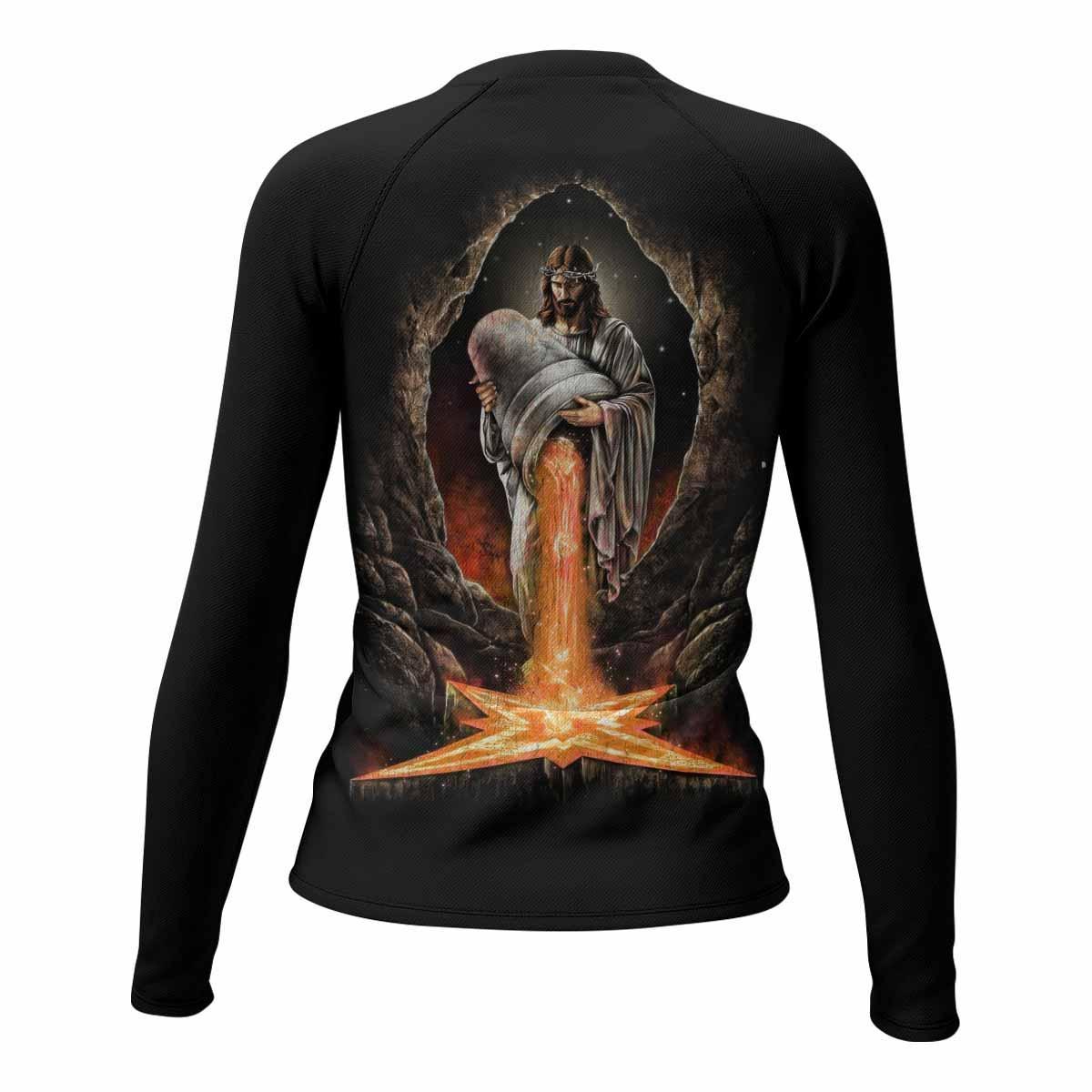 Faith Over Fear Rash Guard