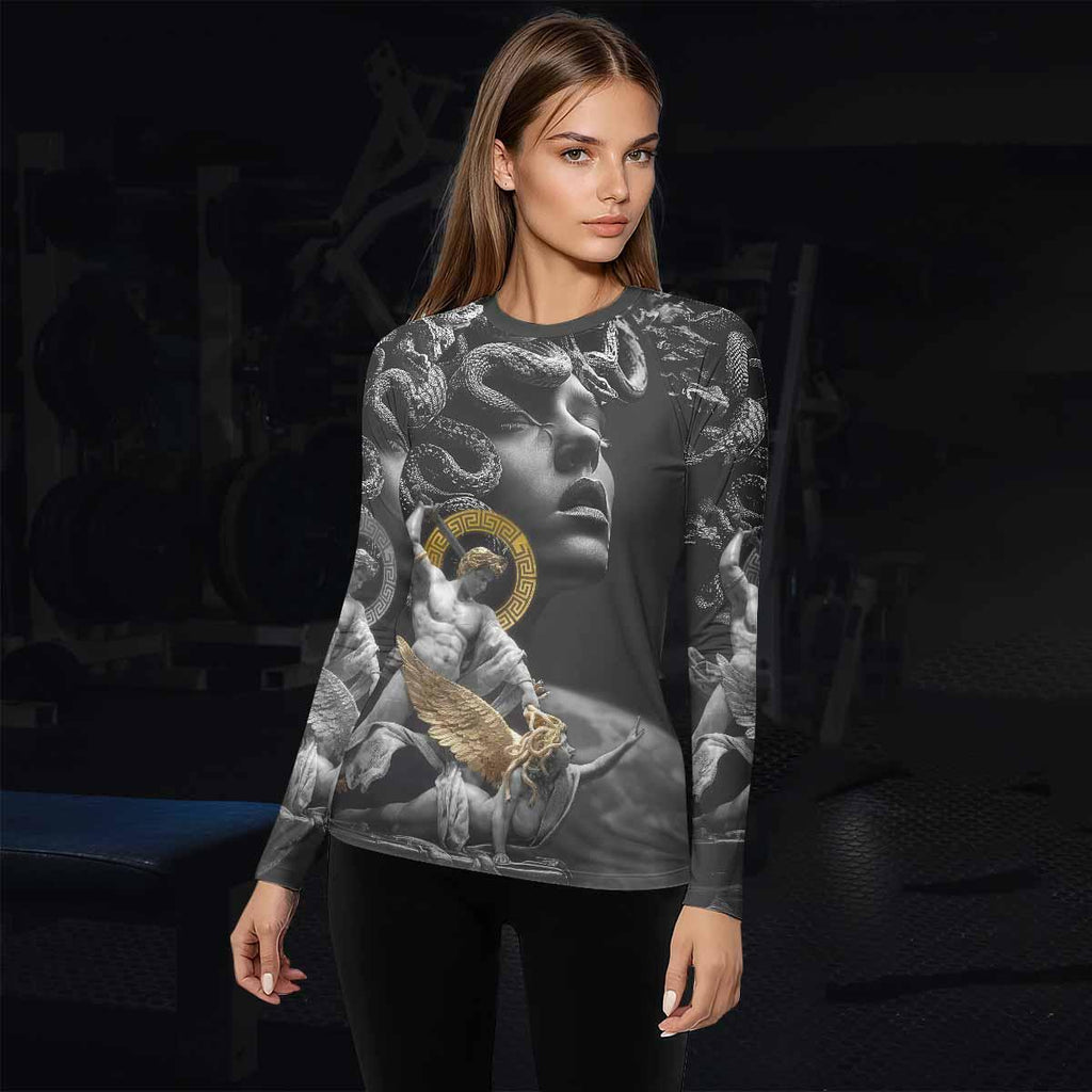 Fall of Medusa Rash Guard