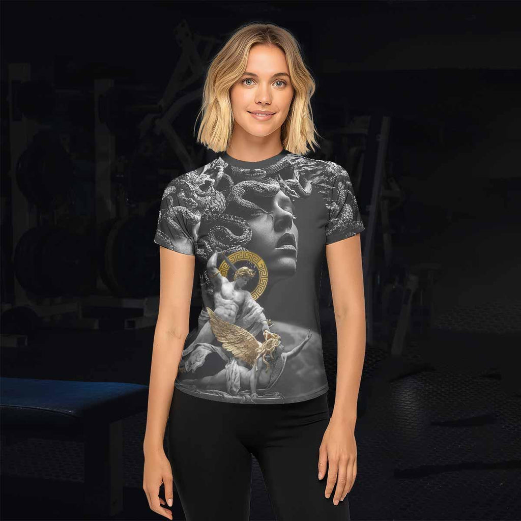 Fall of Medusa Rash Guard
