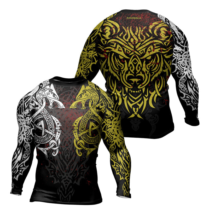 Rashninja Eternal Pursuit Men's Long Sleeve Rash Guard
