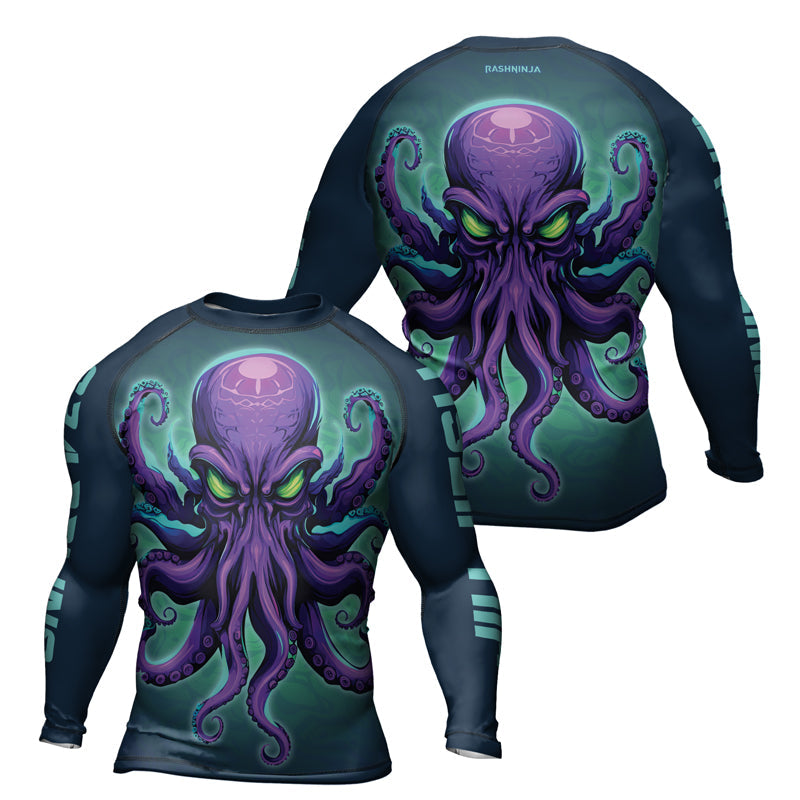 Rashninja Octopus Overlord Men's Long Sleeve Rash Guard