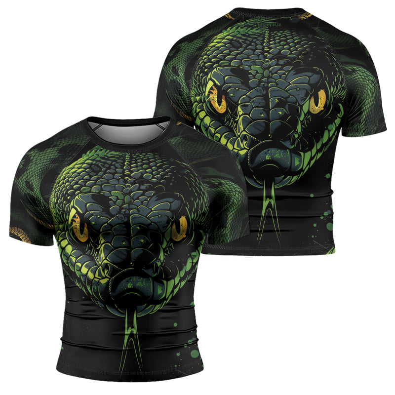 Rashninja Shadow Viper Men's Short Sleeve Rash Guard