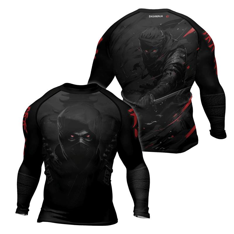 Rashninja Ninja Fury Men's Long Sleeve Rash Guard