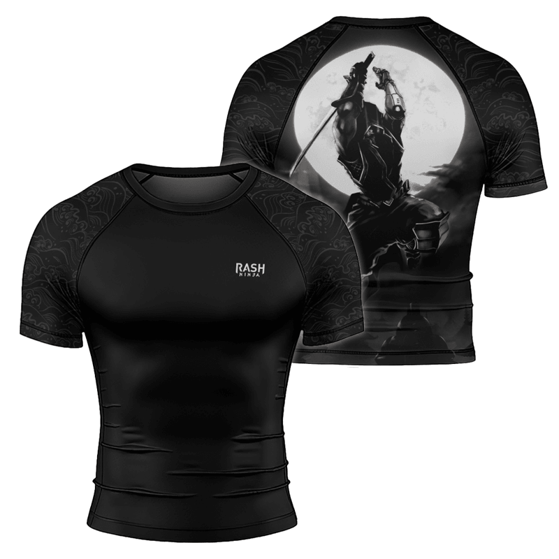 Rashninja Shadow Warriors Men's Short Sleeve Rash Guard