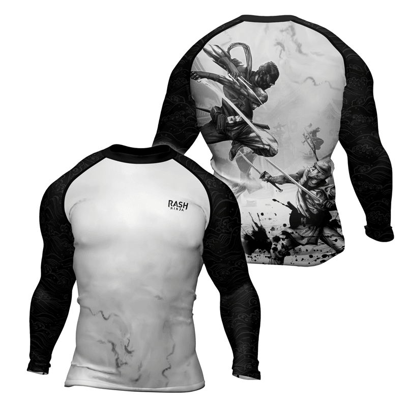 Rashninja Ninja Warfare Men's Long Sleeve Rash Guard