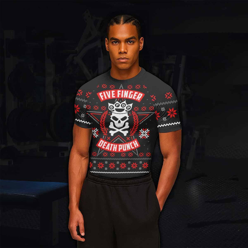 Five Finger Death Punch Eagle Rash Guard