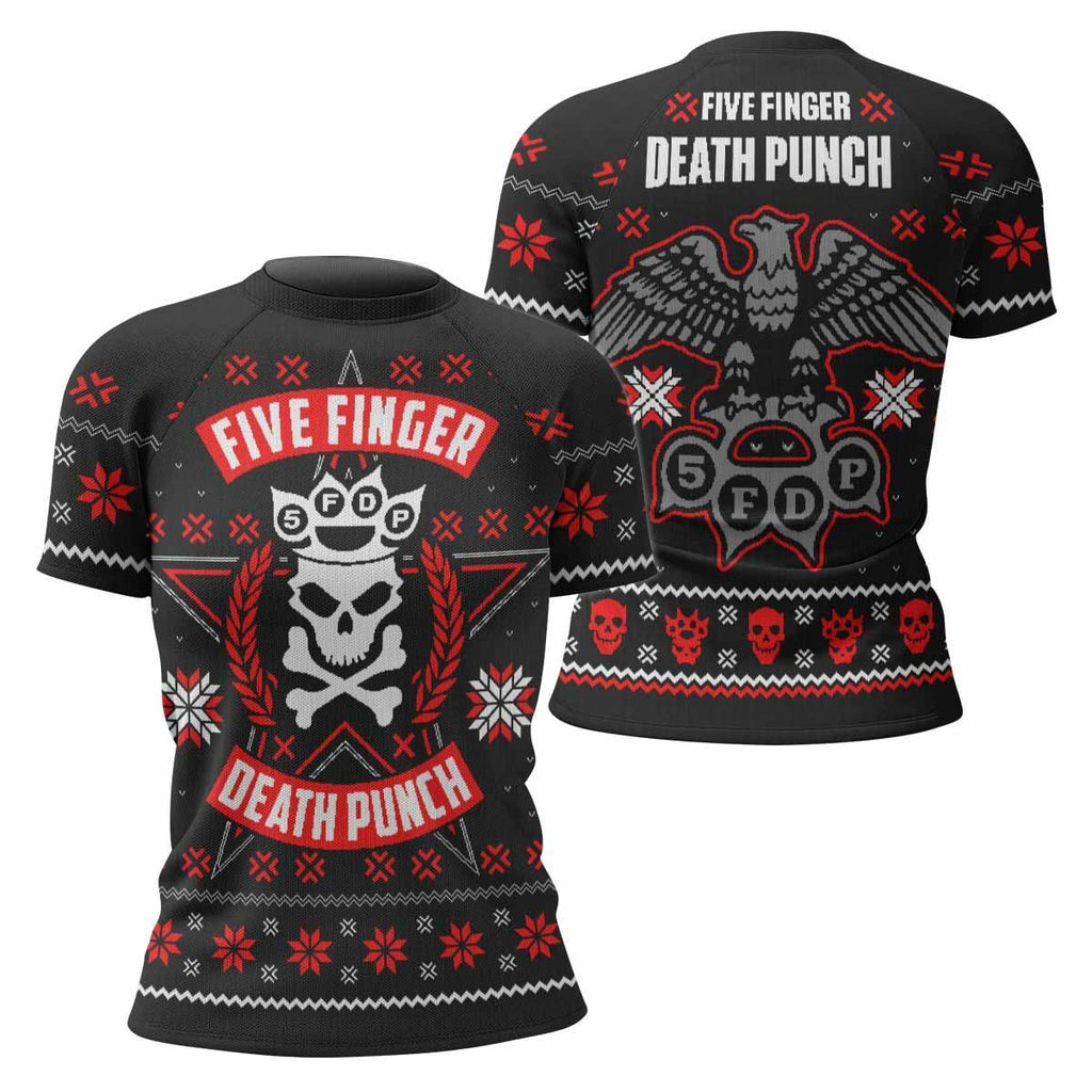 Five Finger Death Punch Eagle Rash Guard