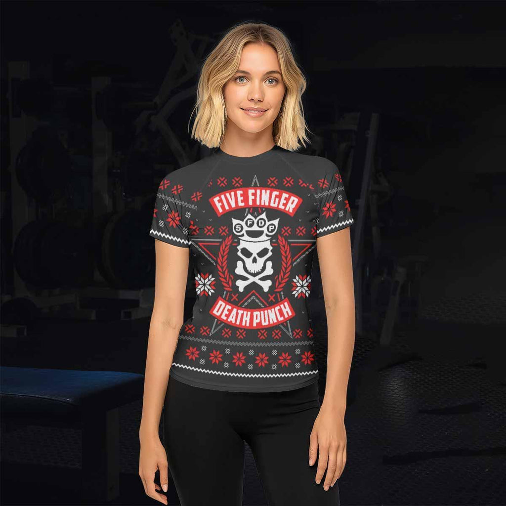 Five Finger Death Punch Eagle Rash Guard