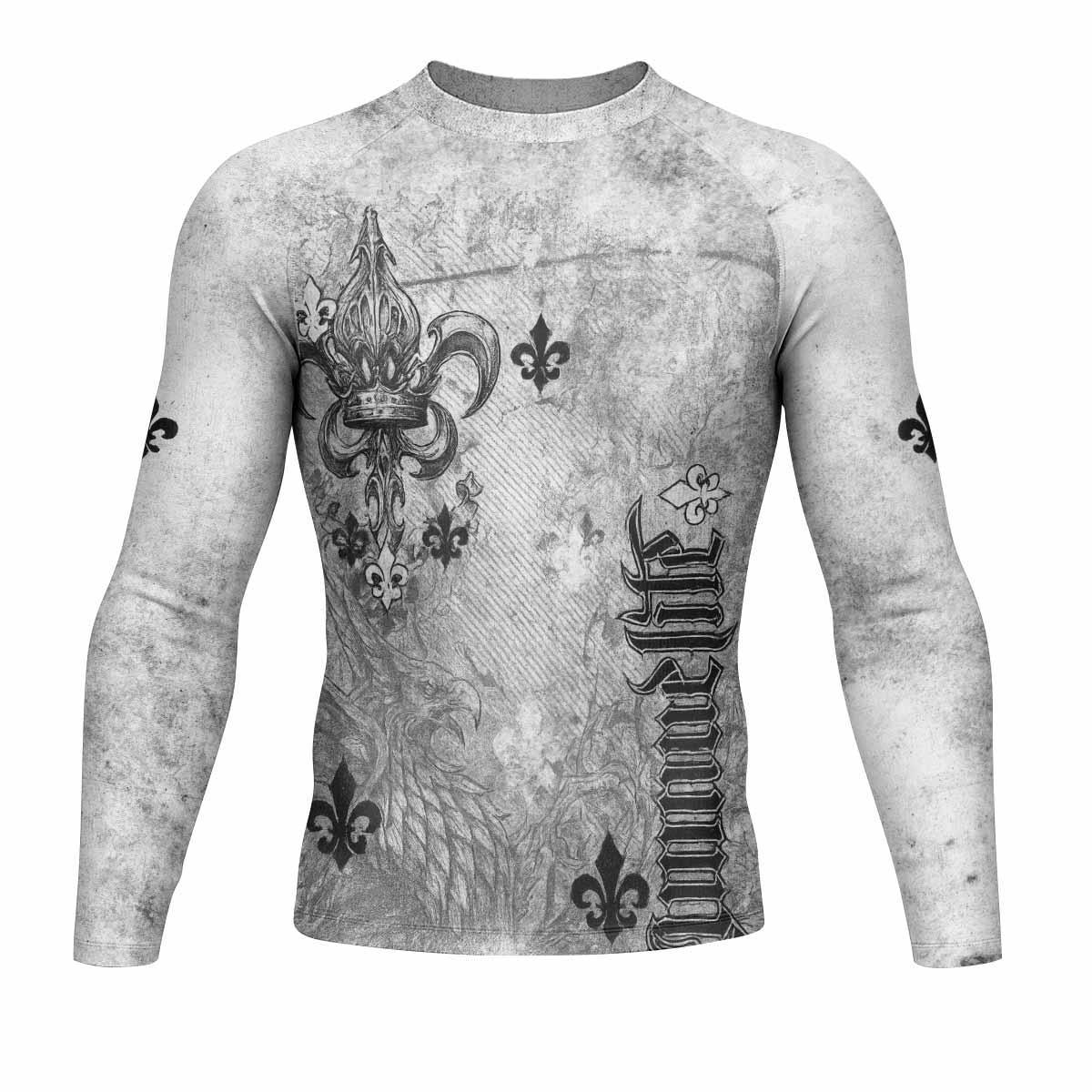 Fleur-de-Lis Rebirth Rash Guard