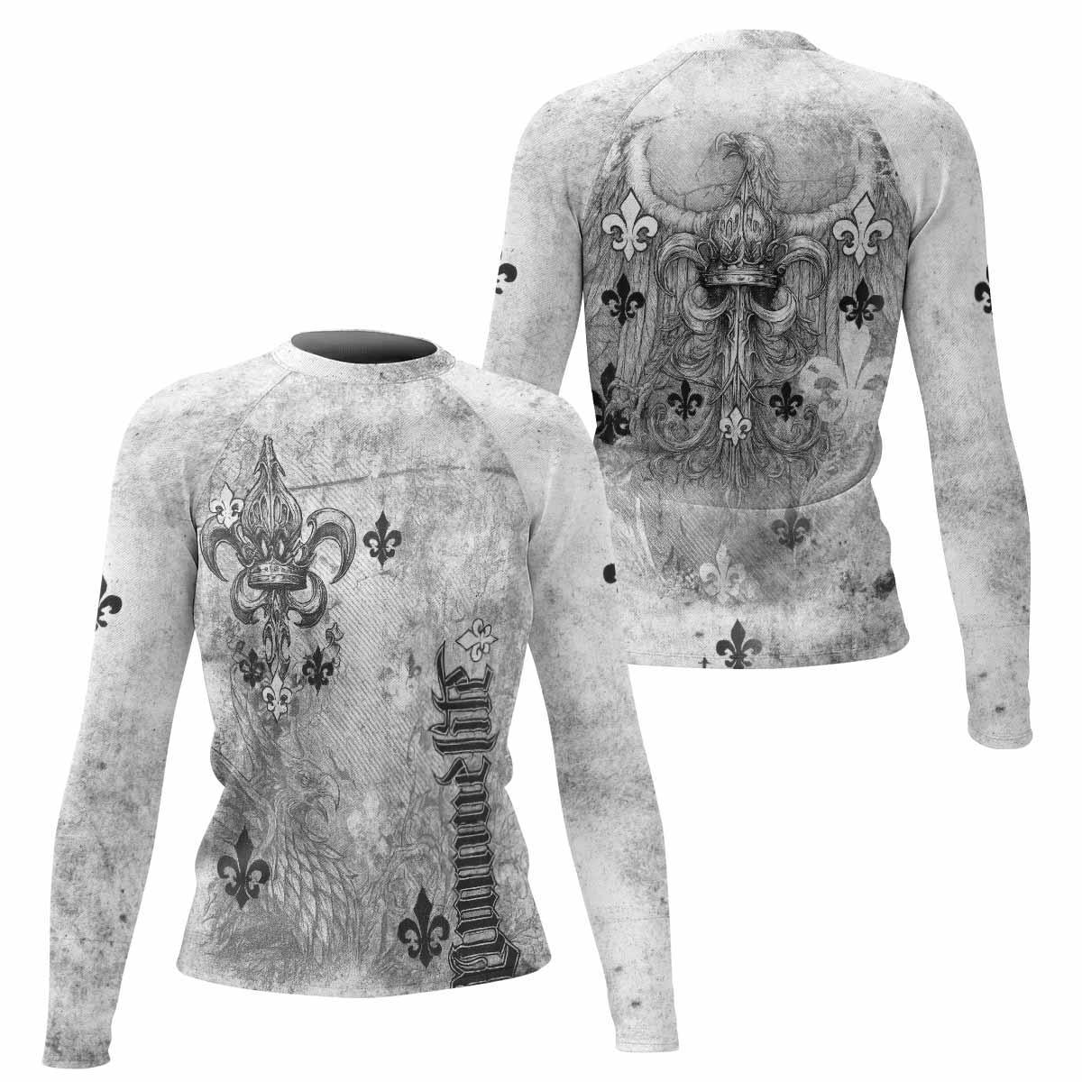 Fleur-de-Lis Rebirth Rash Guard