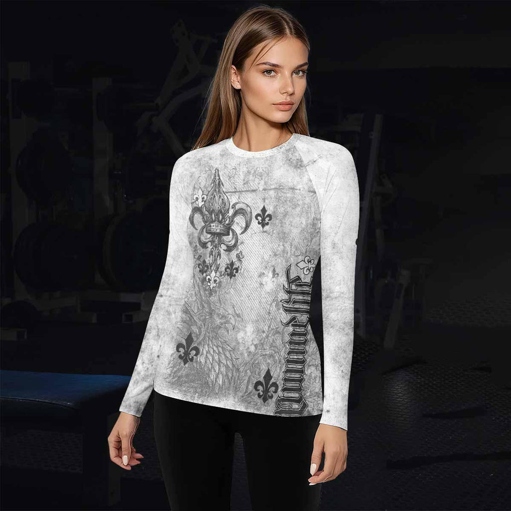 Fleur-de-Lis Rebirth Rash Guard