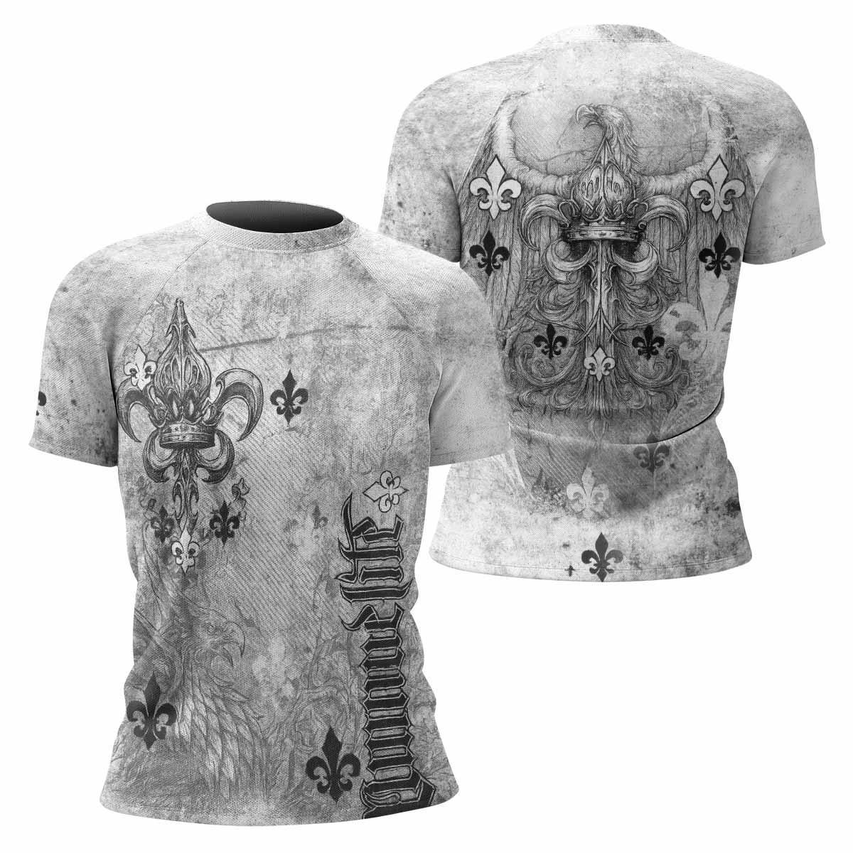 Fleur-de-Lis Rebirth Rash Guard