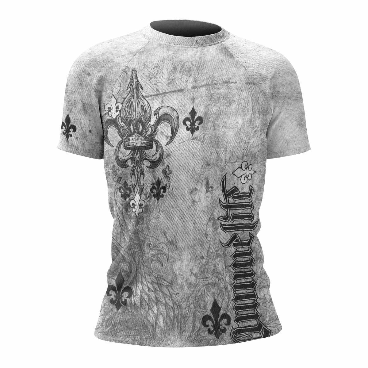 Fleur-de-Lis Rebirth Rash Guard
