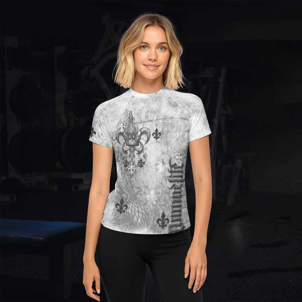 Fleur-de-Lis Rebirth Rash Guard