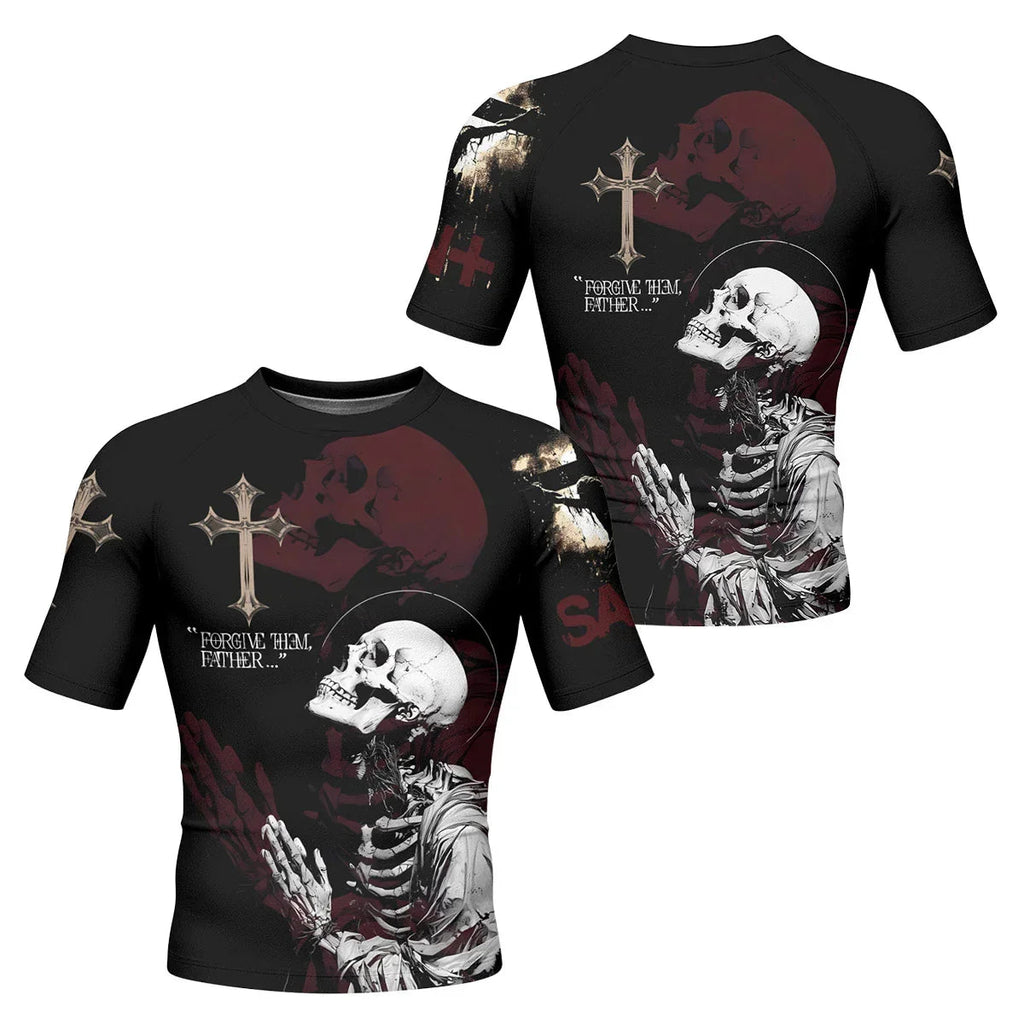 Forgive Them Father Rash Guard