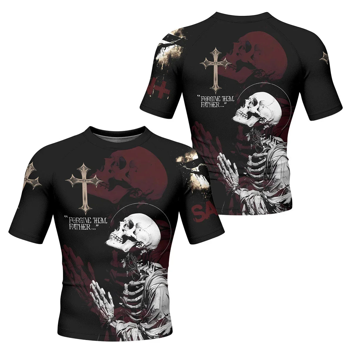 Forgive Them Father Rash Guard