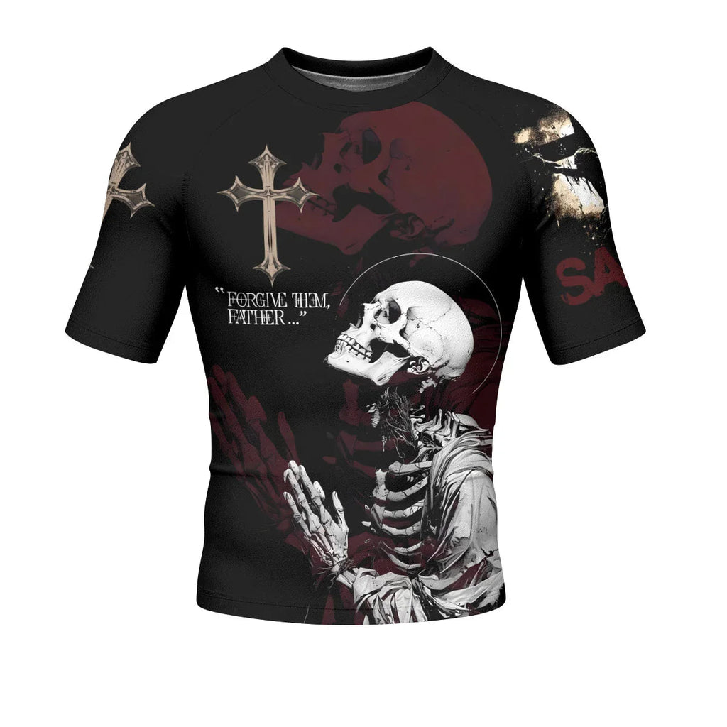 Forgive Them Father Rash Guard