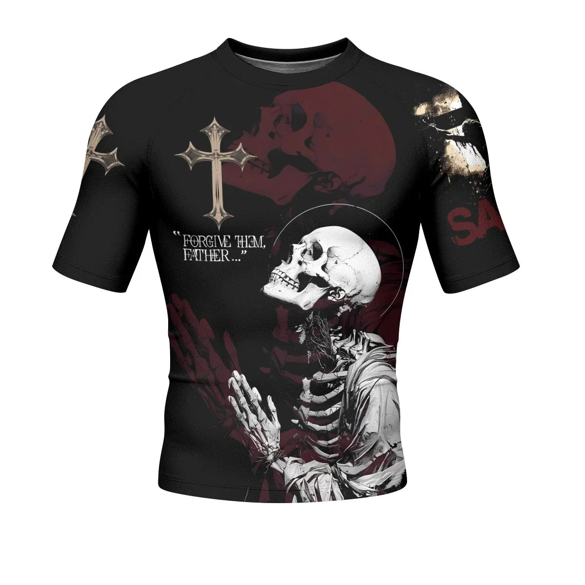 Forgive Them Father Rash Guard