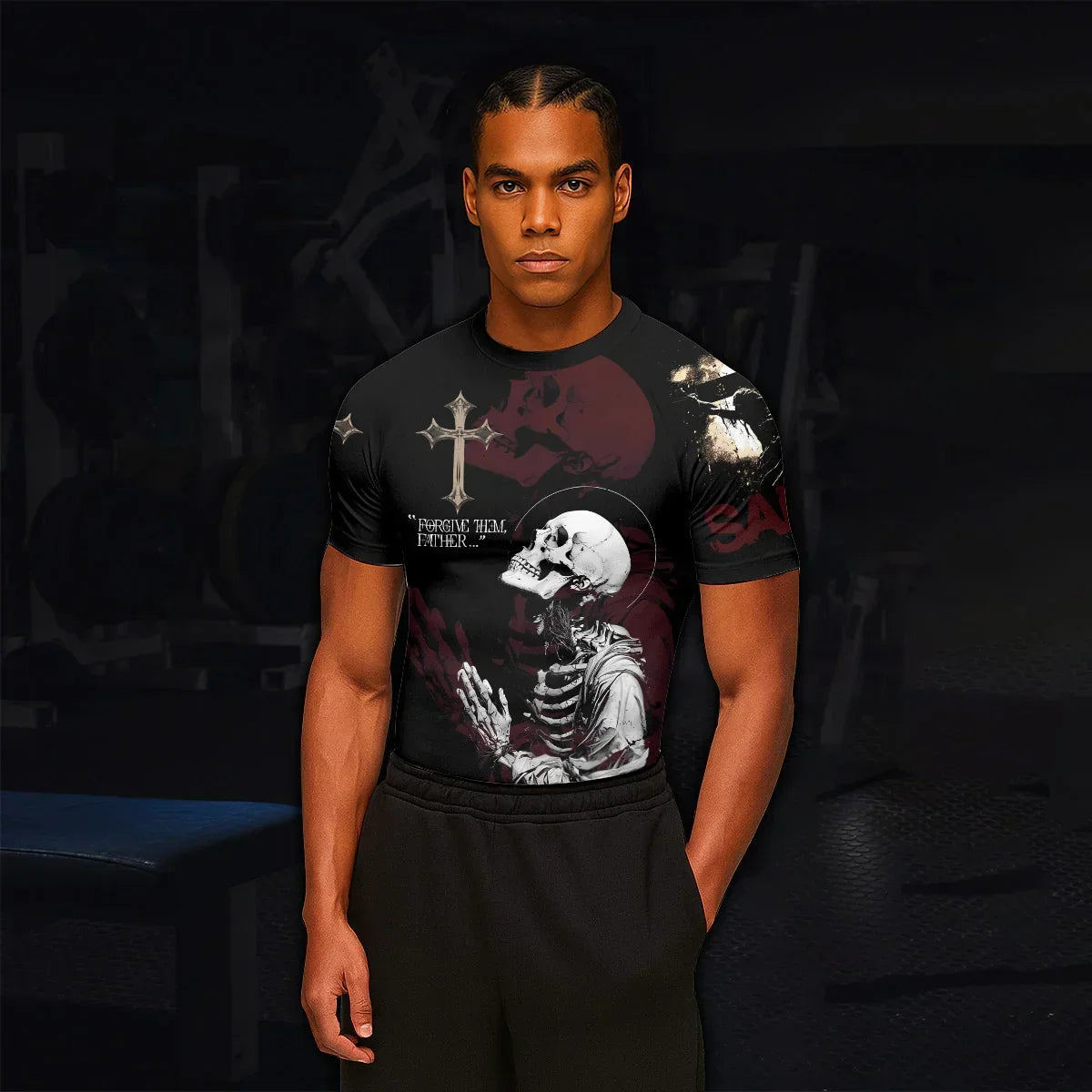 Forgive Them Father Rash Guard