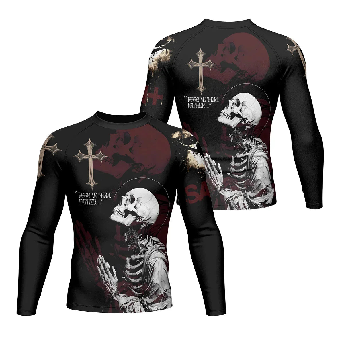 Forgive Them Father Rash Guard
