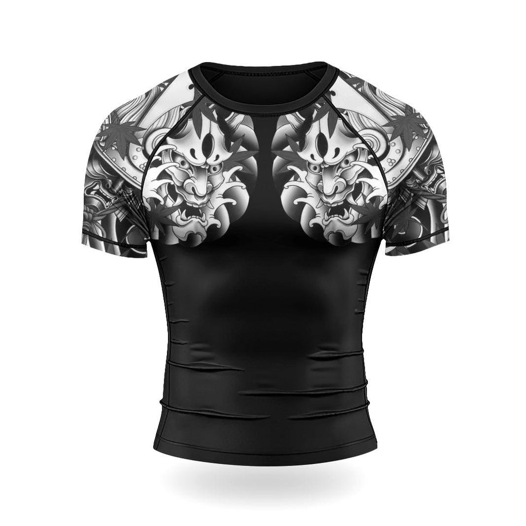 Rashninja Oni Shadows Men's Short Sleeve Rash Guard