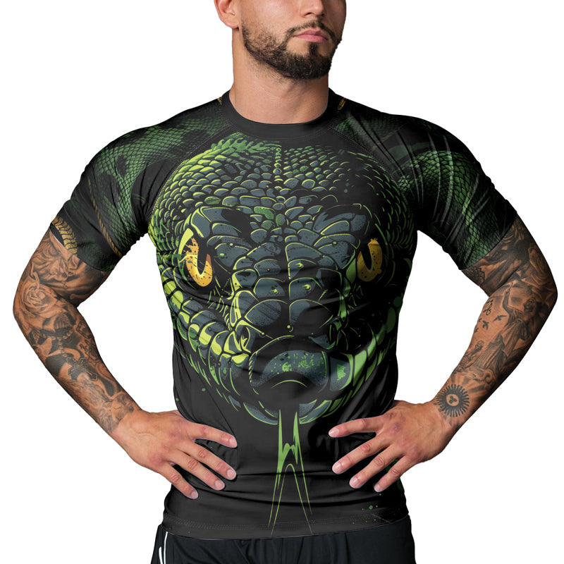 Rashninja Shadow Viper Men's Short Sleeve Rash Guard