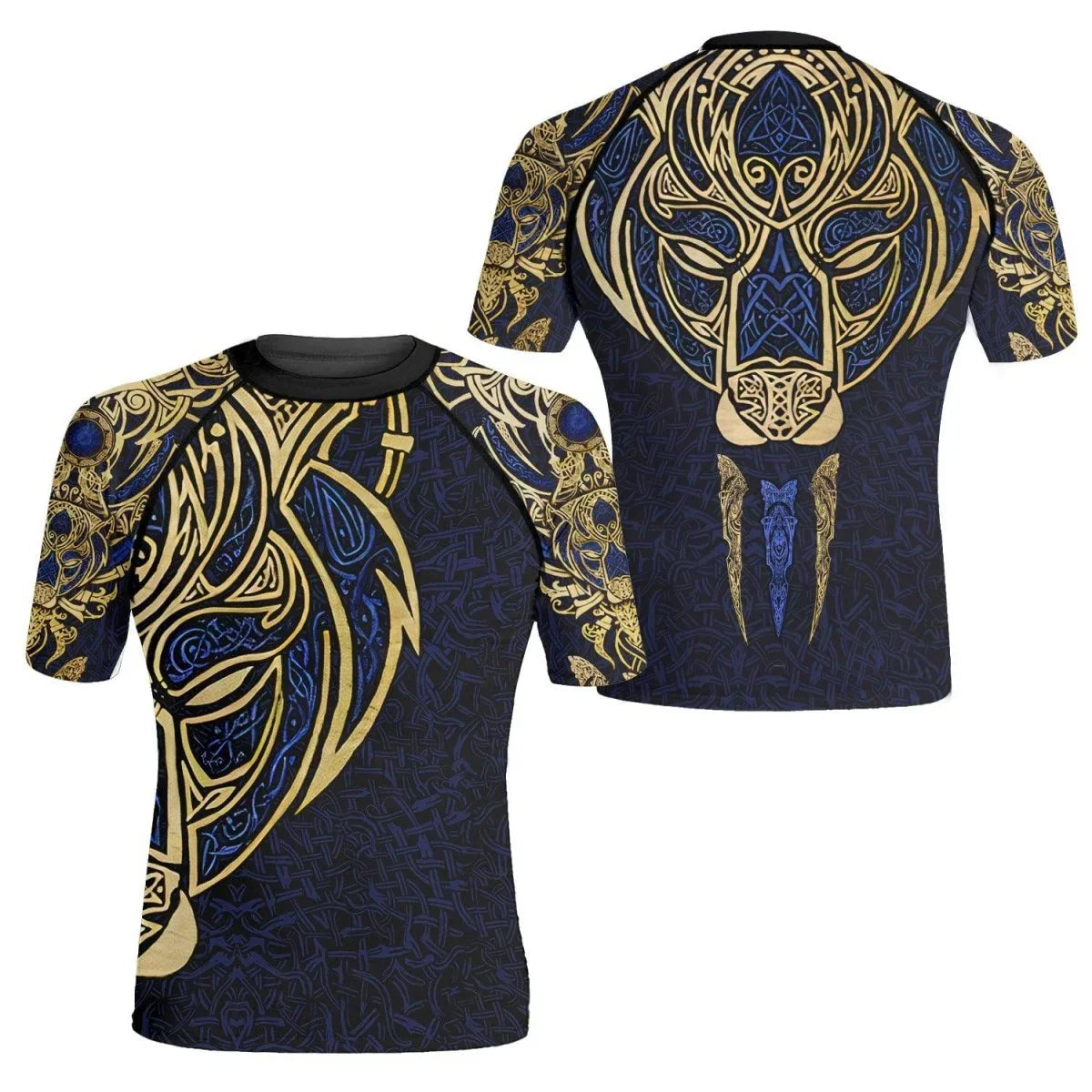 Björn Viking Lion King Men's Short Sleeve Rash Guard