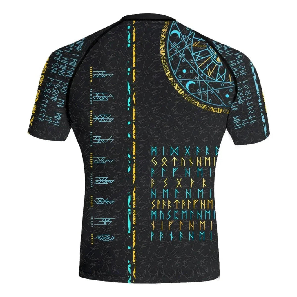 Viking Nine World Men's Short Sleeve Rash Guard