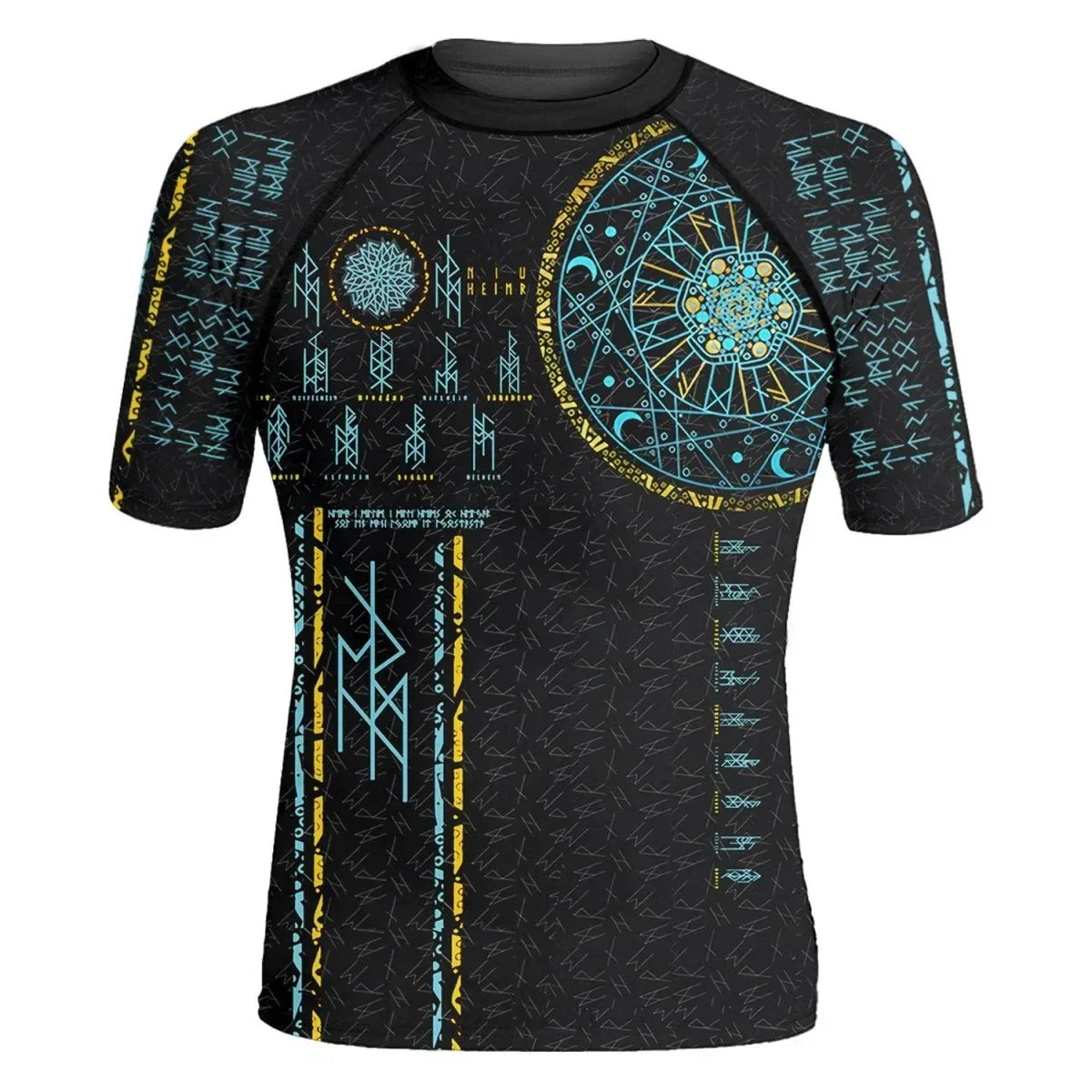 Viking Nine World Men's Short Sleeve Rash Guard