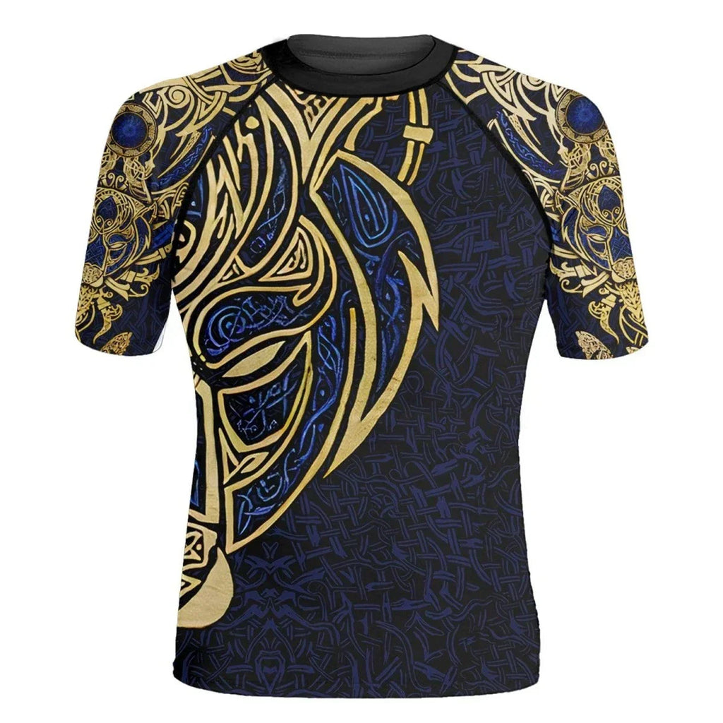 Björn Viking Lion King Men's Short Sleeve Rash Guard