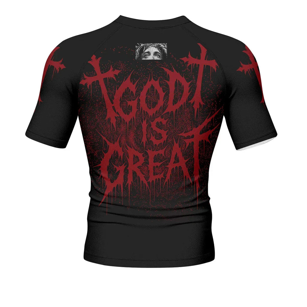 God Is Great Rash Guard