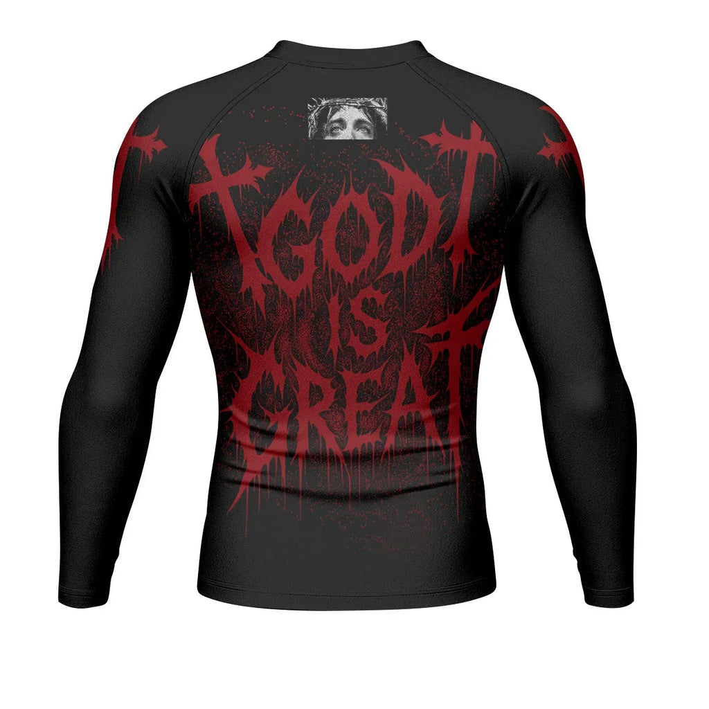 God Is Great Rash Guard