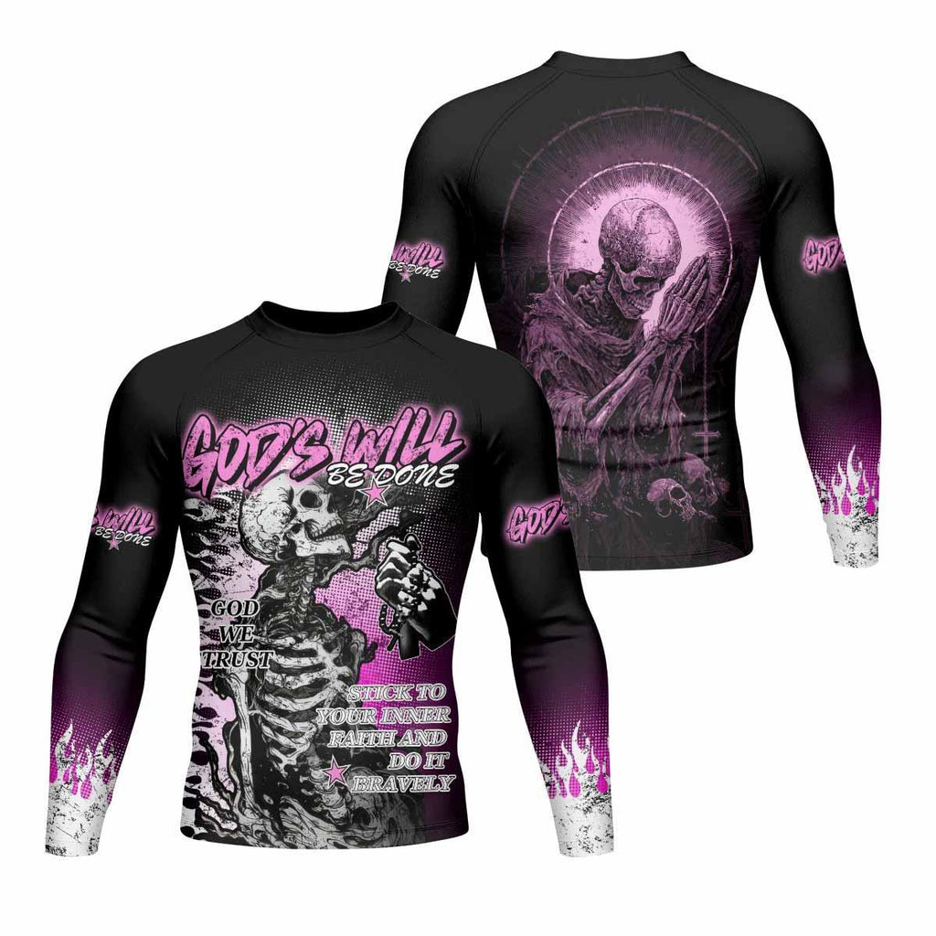 God's Will Be Done Rash Guard