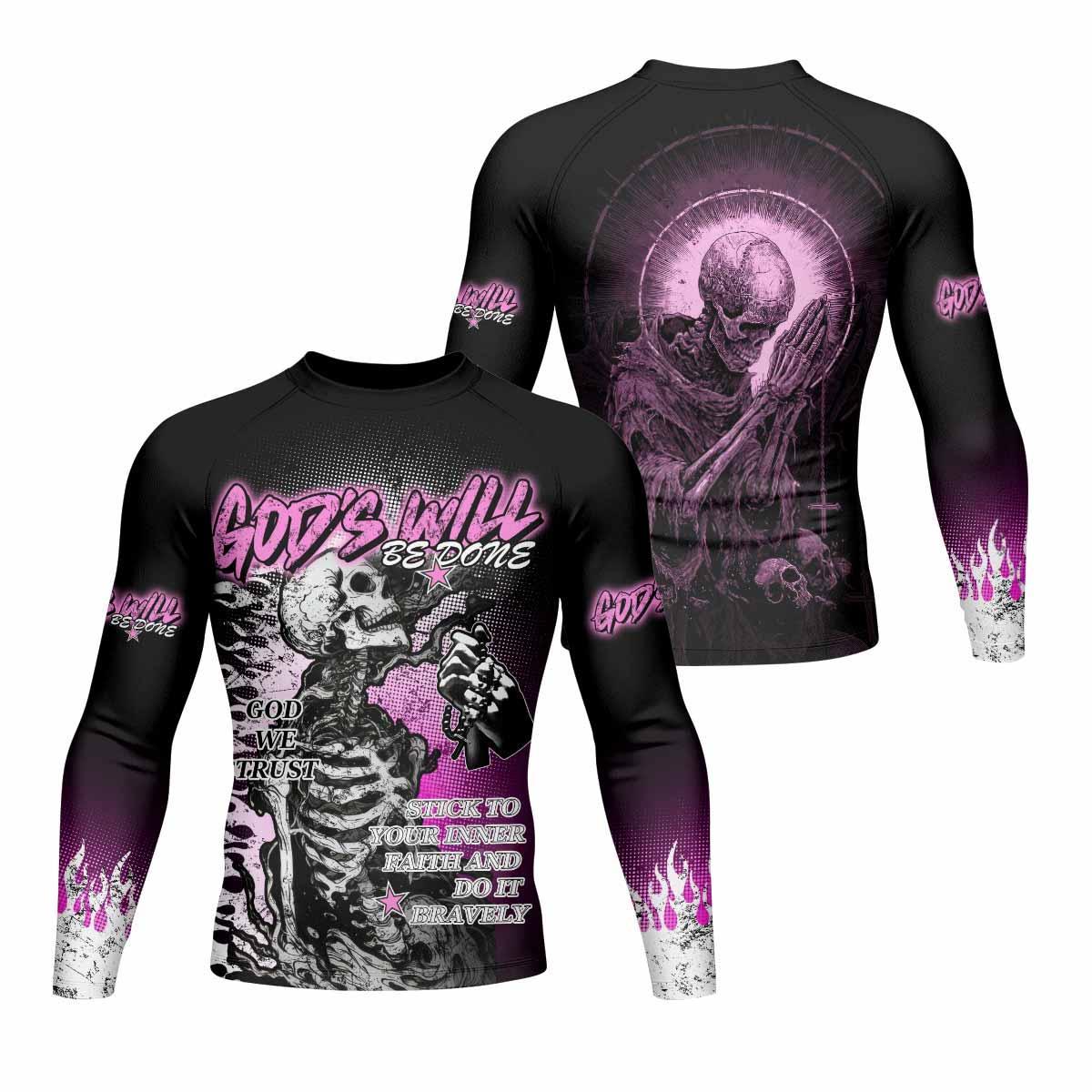 God's Will Be Done Rash Guard
