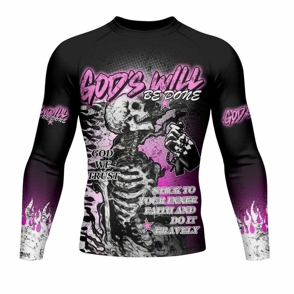 God's Will Be Done Rash Guard