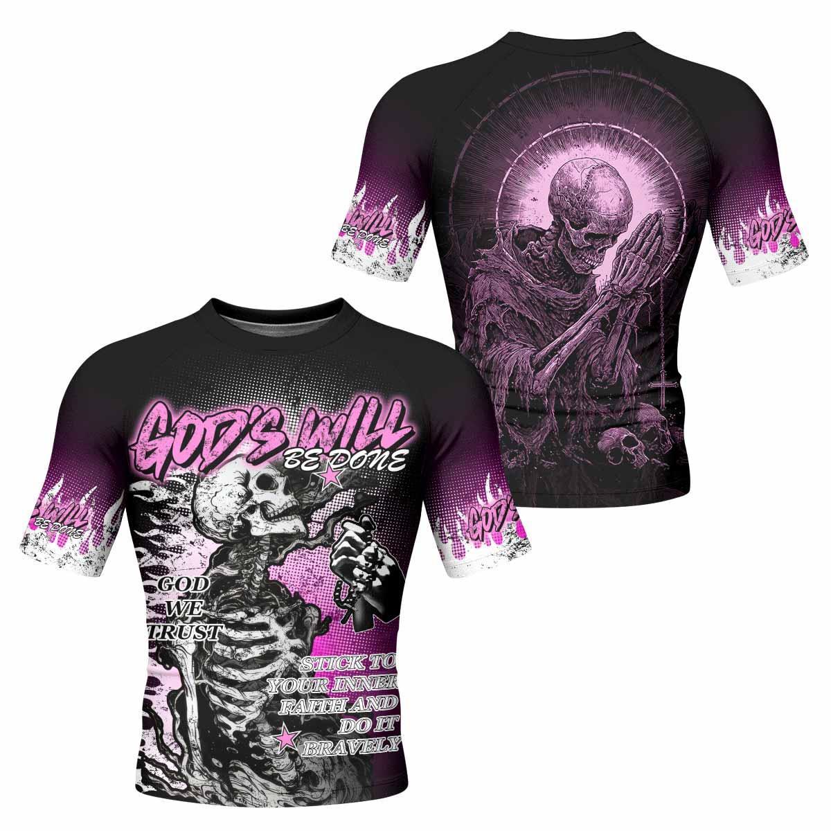 God's Will Be Done Rash Guard