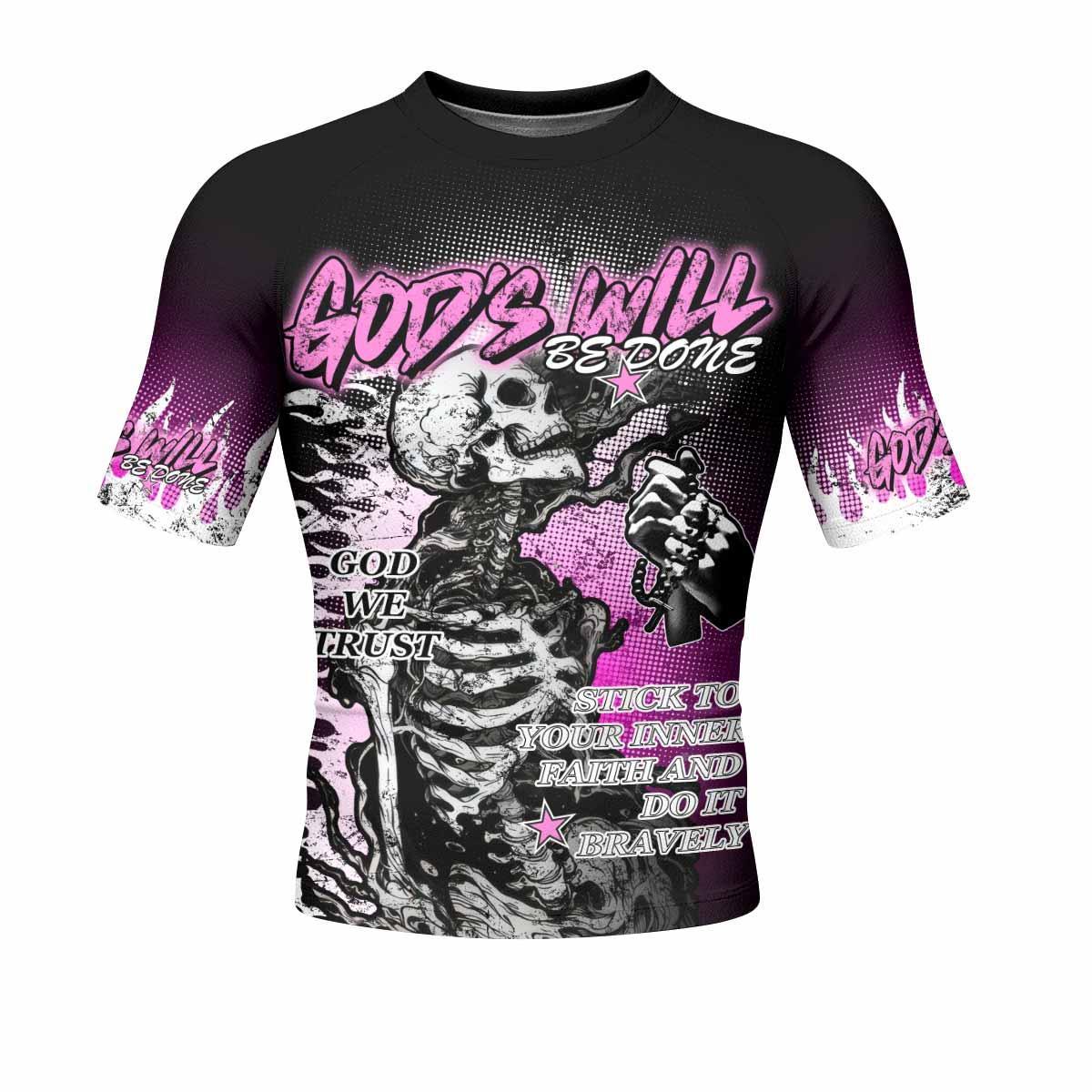 God's Will Be Done Rash Guard
