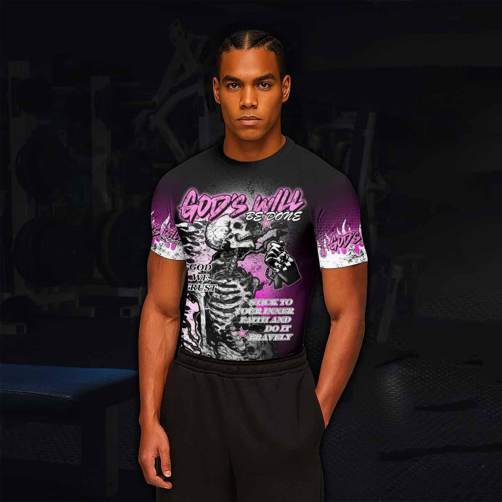 God's Will Be Done Rash Guard