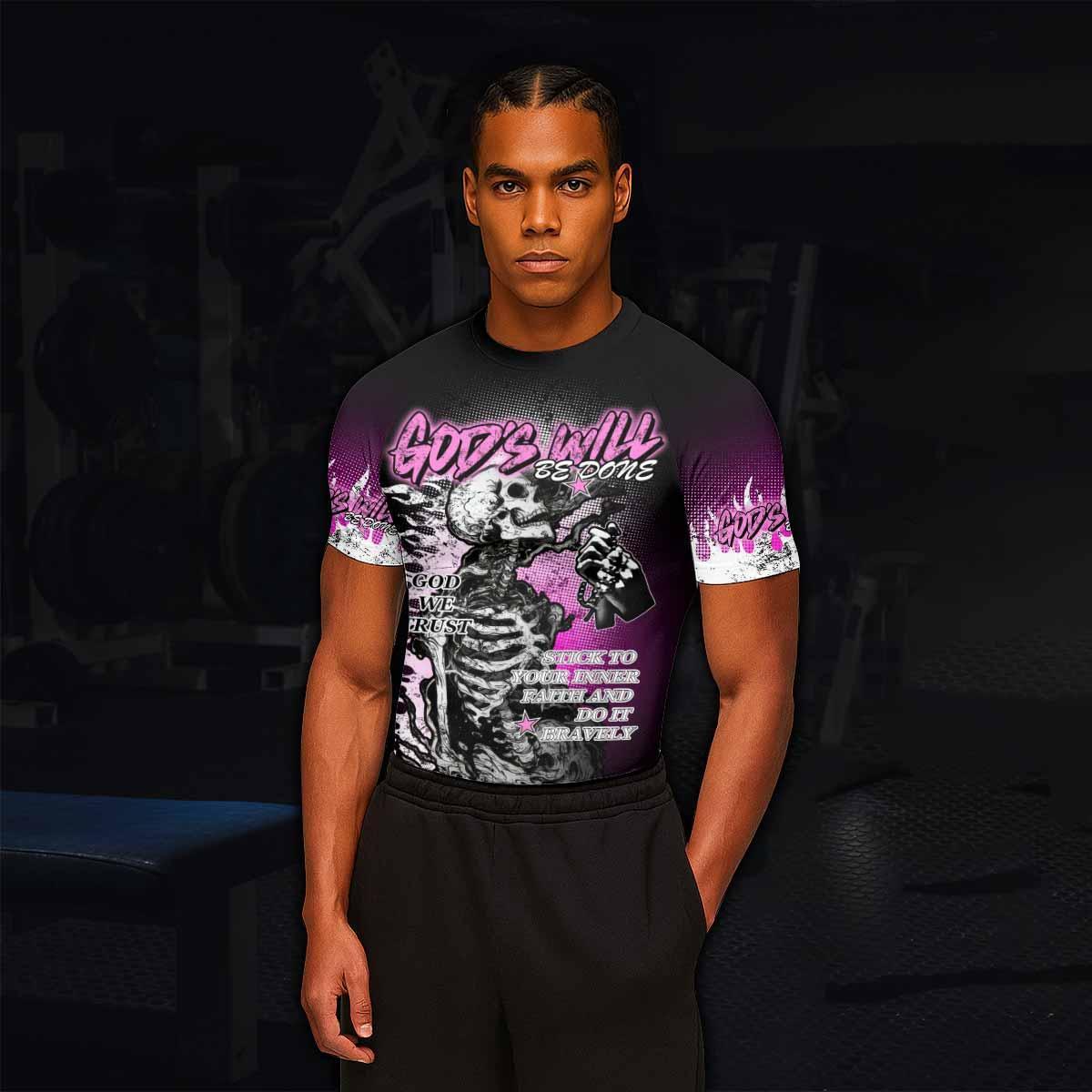 God's Will Be Done Rash Guard