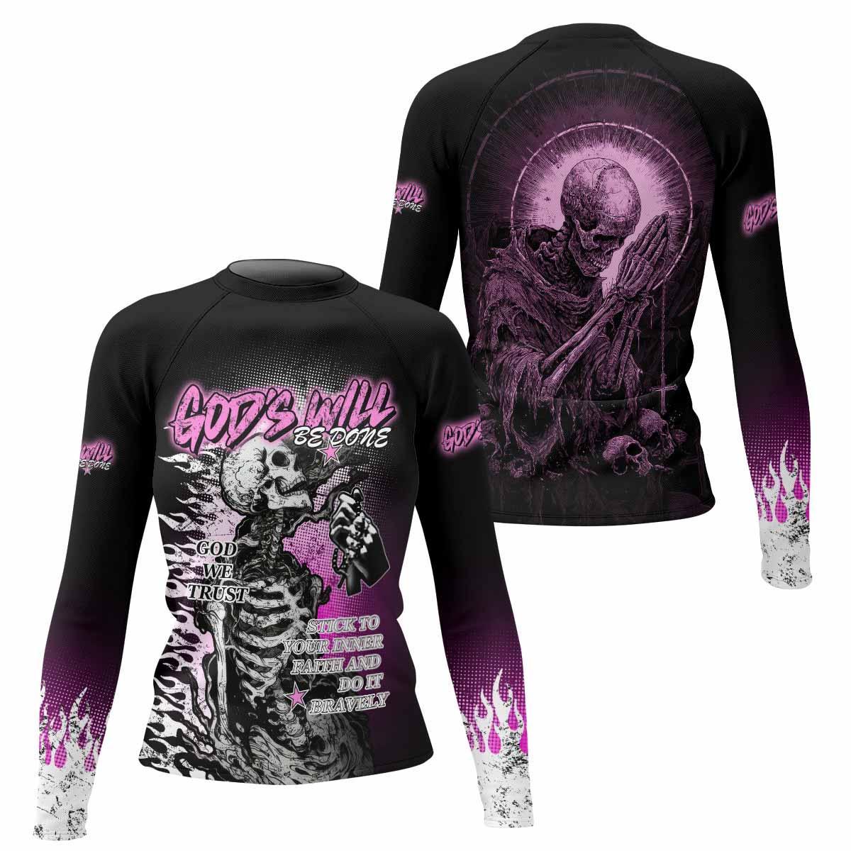 God's Will Be Done Rash Guard