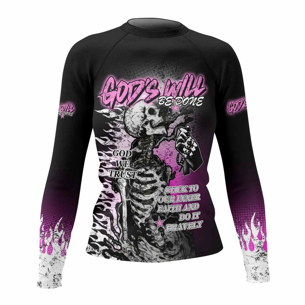 God's Will Be Done Rash Guard