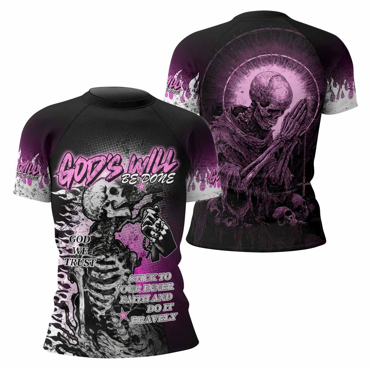 God's Will Be Done Rash Guard