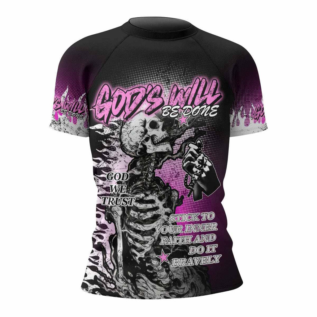 God's Will Be Done Rash Guard