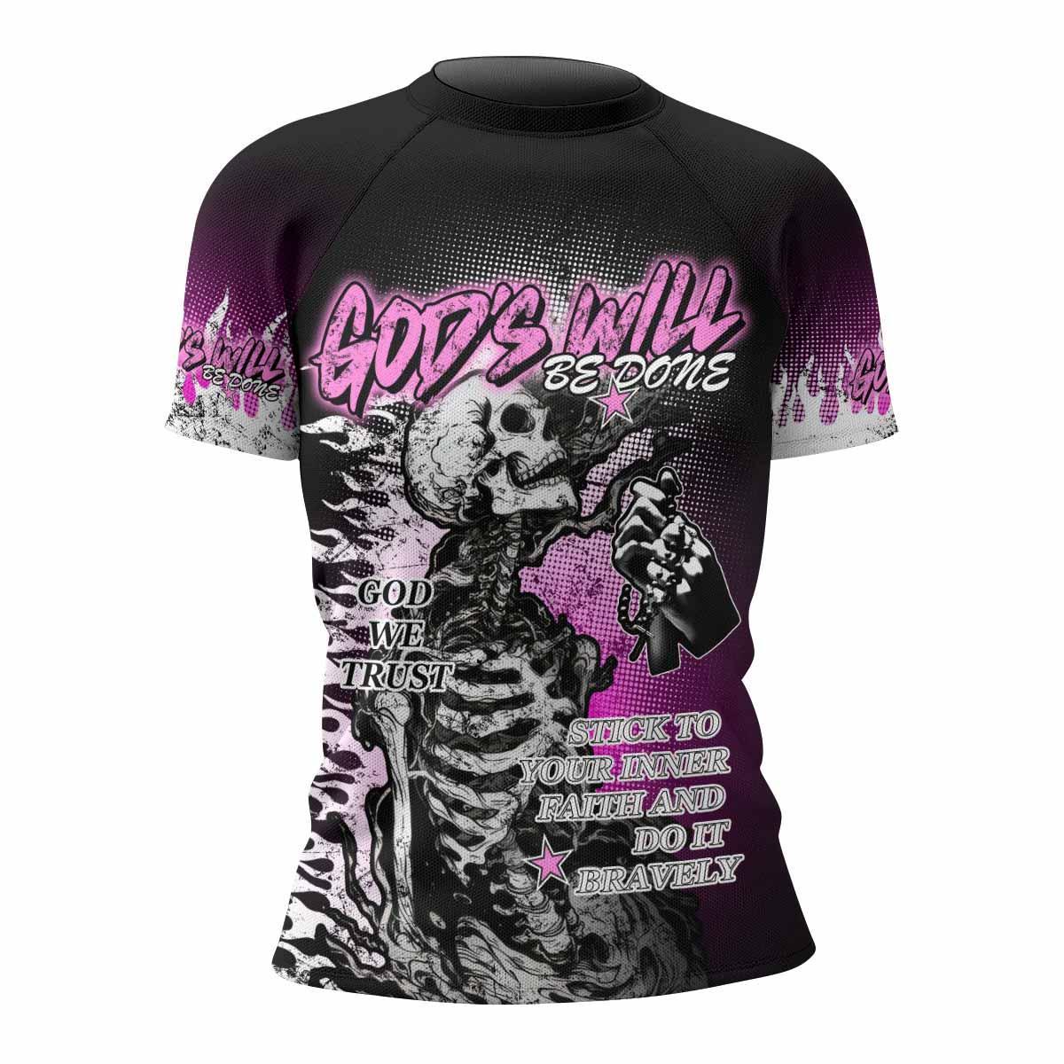 God's Will Be Done Rash Guard