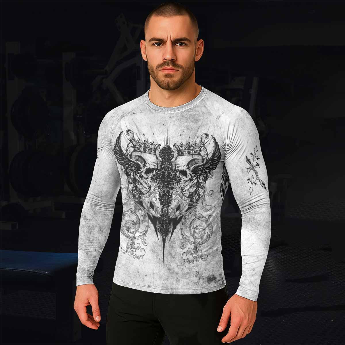 Gothic Angel Cross Rash Guard