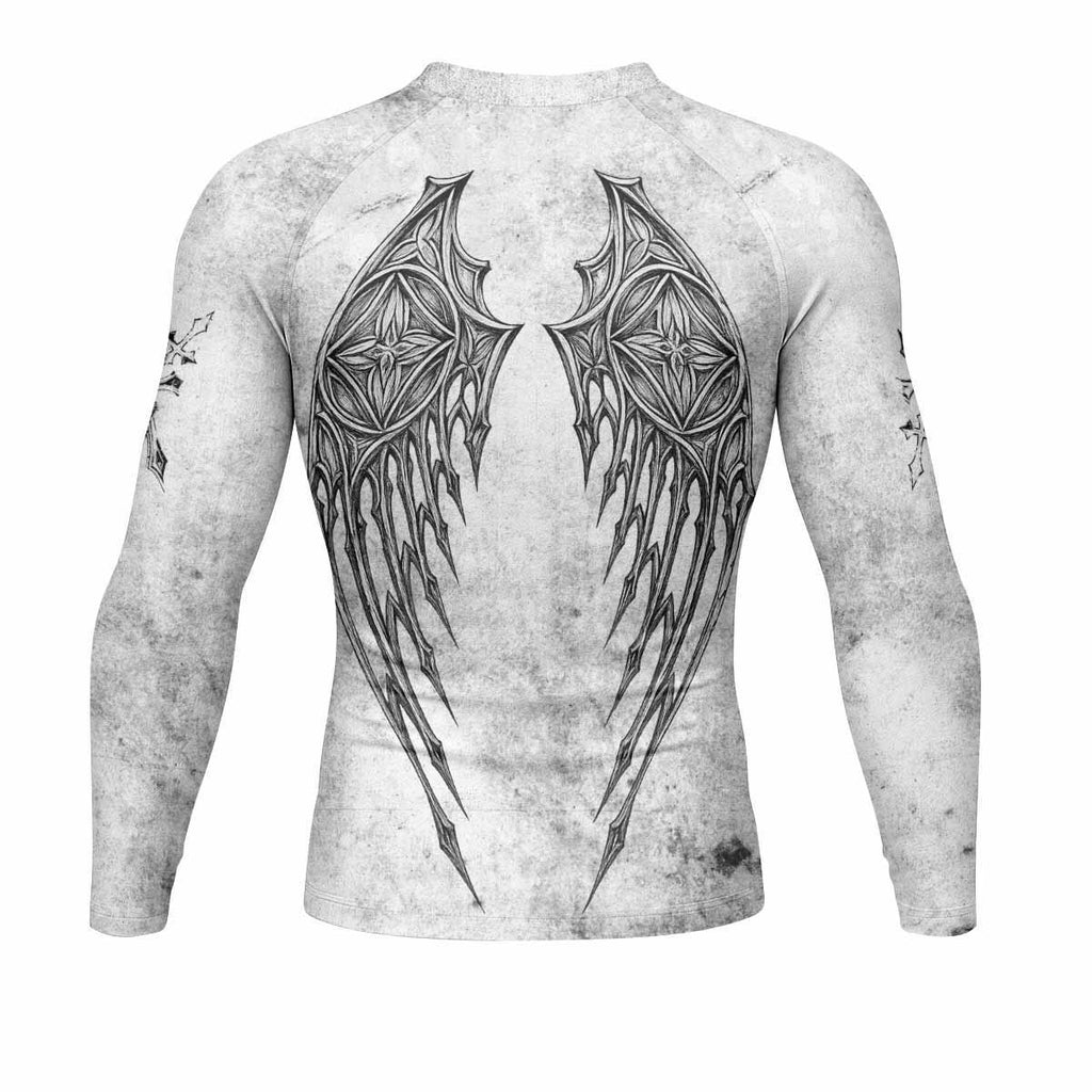 Gothic Angel Cross Rash Guard