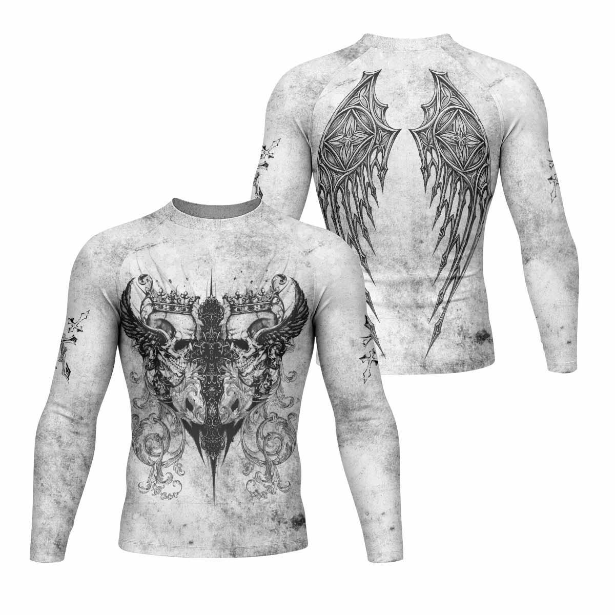Gothic Angel Cross Rash Guard