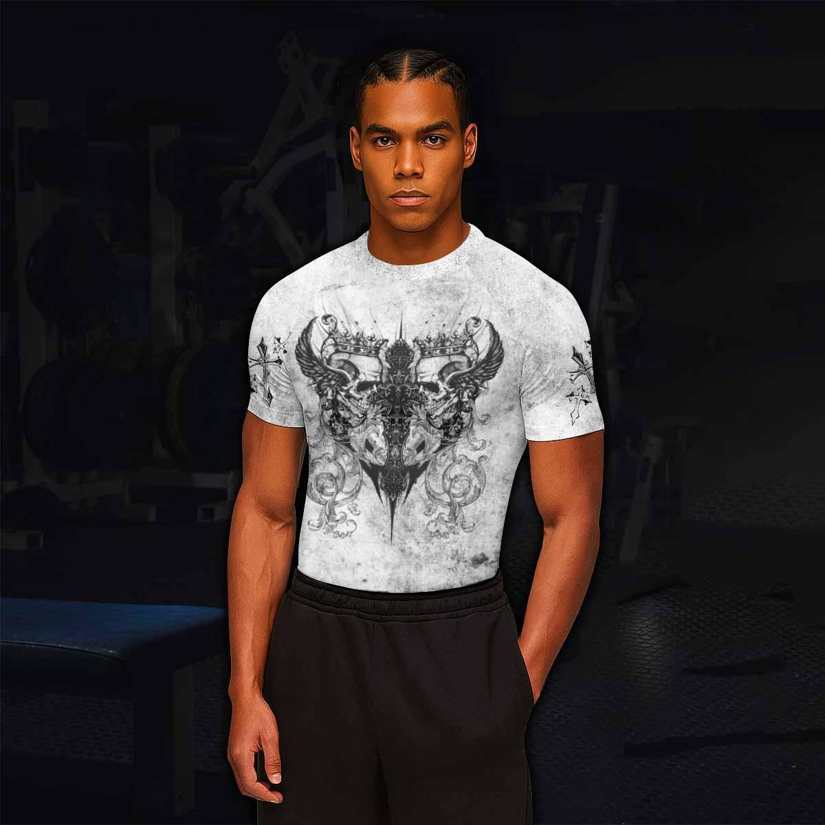Gothic Angel Cross Rash Guard